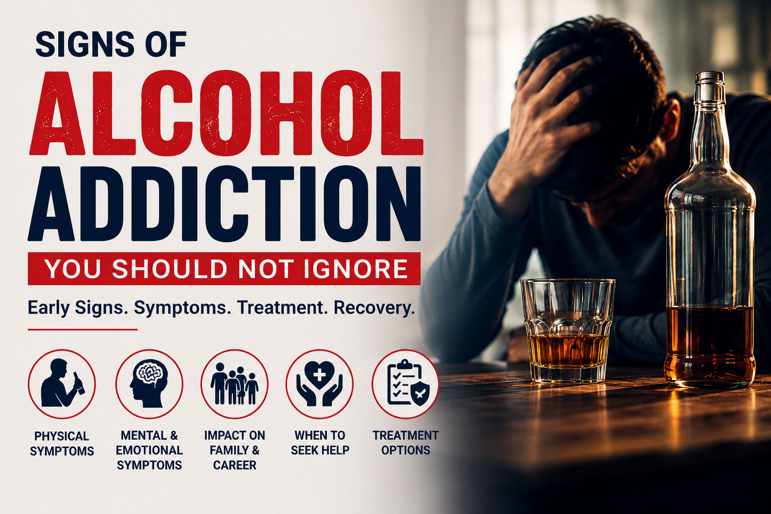 alcohol addiction symptoms